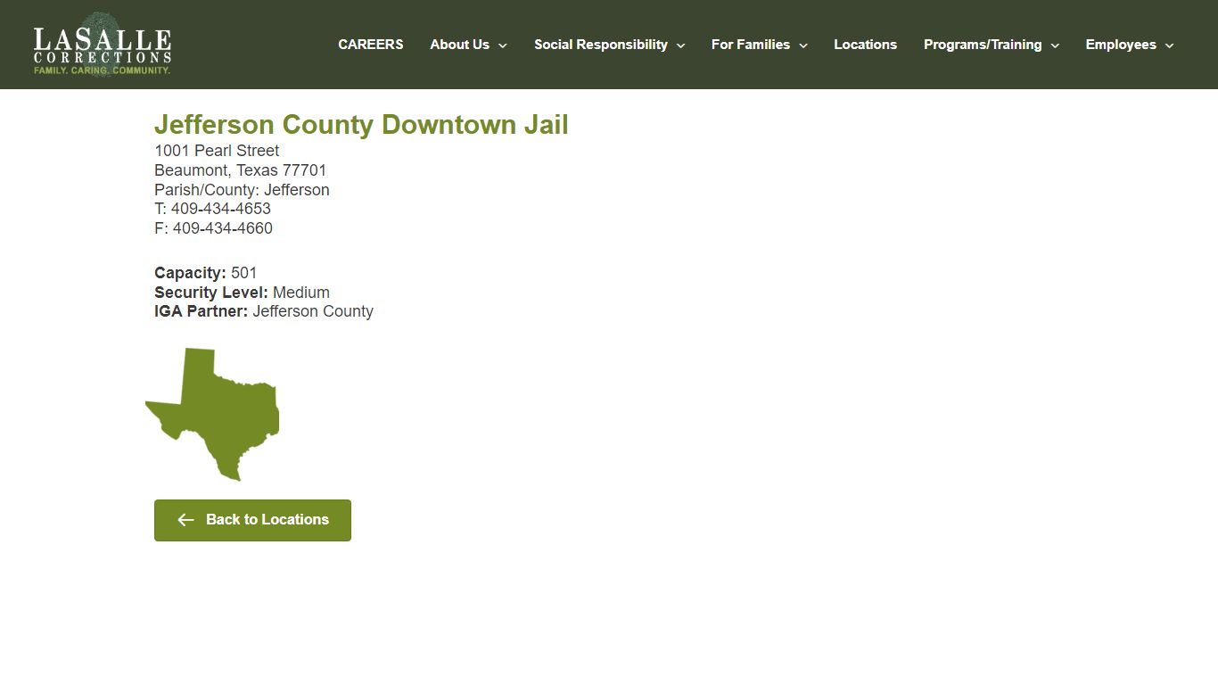 Locations Jefferson County Downtown Jail - LaSalle Corrections